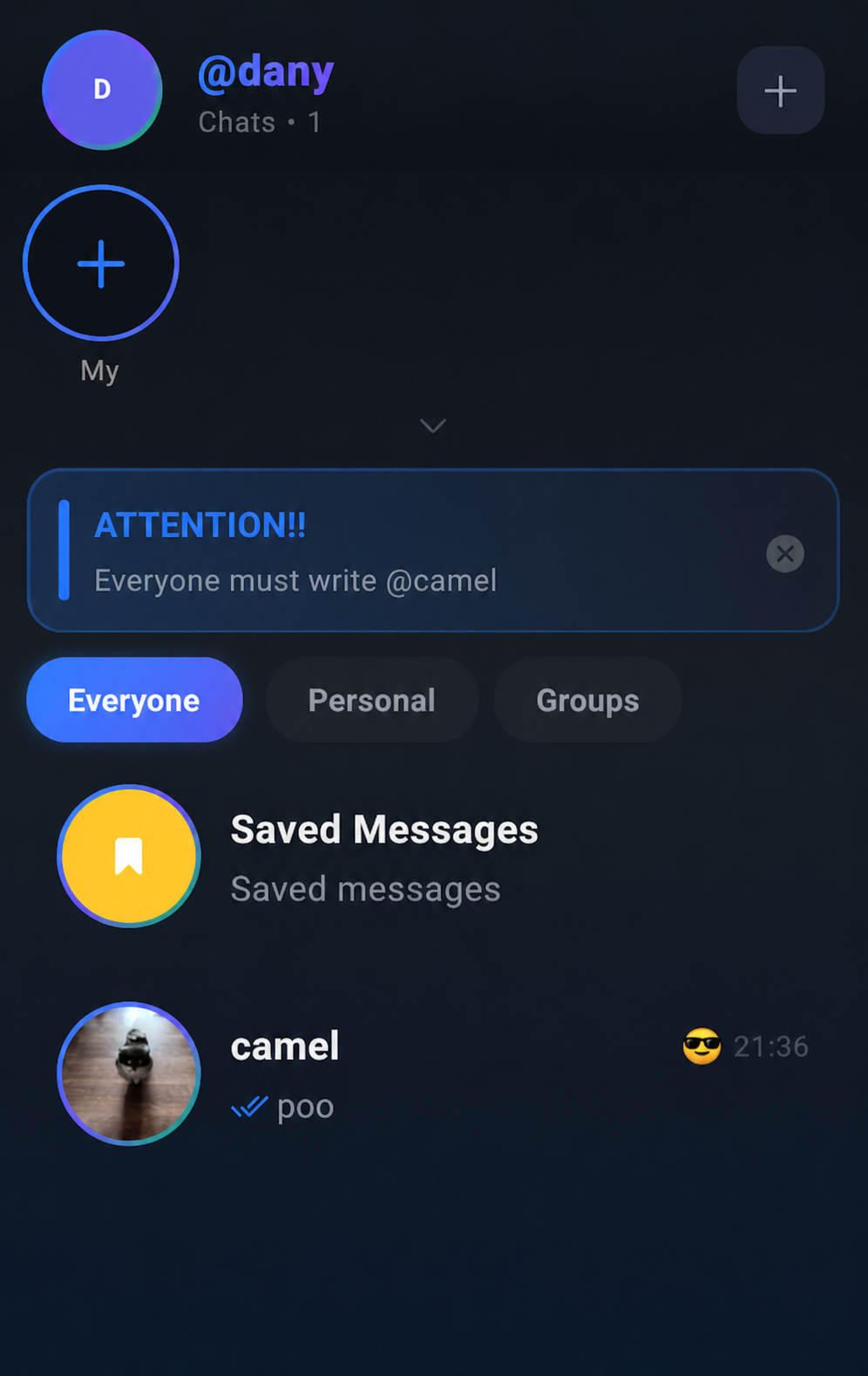TalkFast interface in English